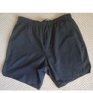 Outdoor Voices mens M Black 7" shorts Lined Athletic Running Training Stretch